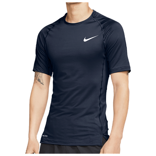 мужская футболка с круглым вырезом nike, синяя