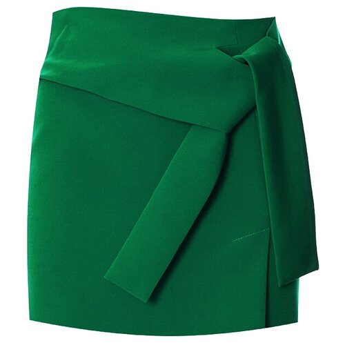 женская юбка мини p.a.r.o.s.h, зеленая