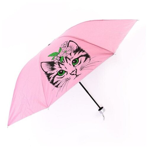 складные зонт funny toys для девочки, розовый