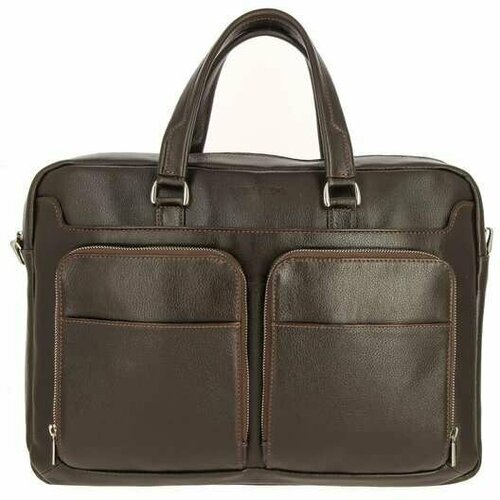 мужская кожаные сумка versado, коричневая