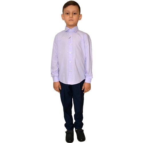 рубашка с длинным рукавом tugi для мальчика, фиолетовая