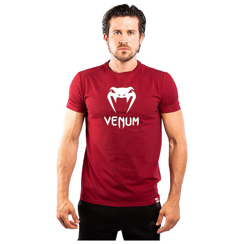 мужская спортивные футболка venum, бордовая