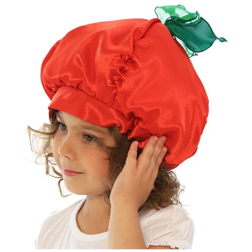 шапка вестифика для девочки, красная