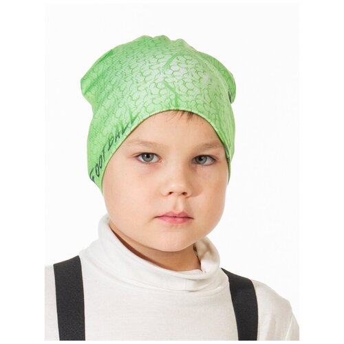 шапка филиппок для мальчика, зеленая