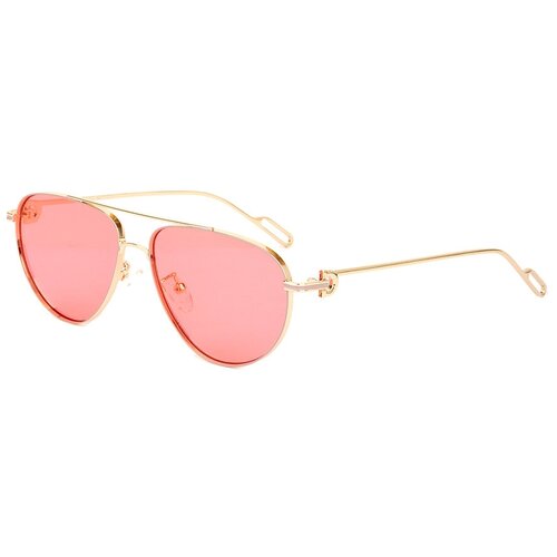 женские авиаторы солнцезащитные очки boshi, розовые