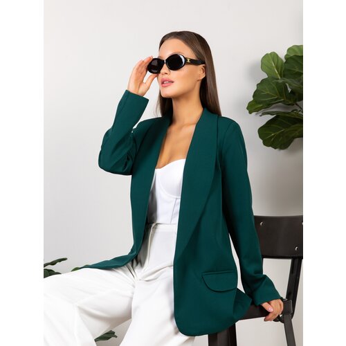 женский классические пиджак anymalls, зеленый