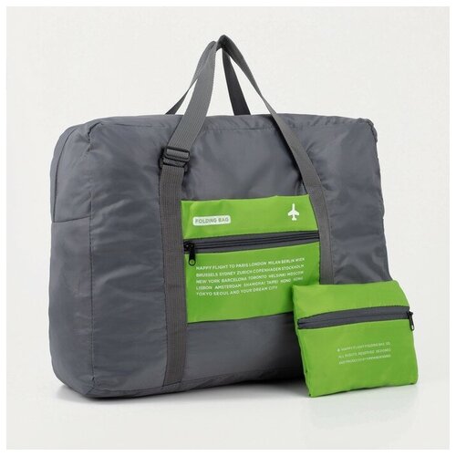 женская дорожные сумка сима-ленд, зеленая