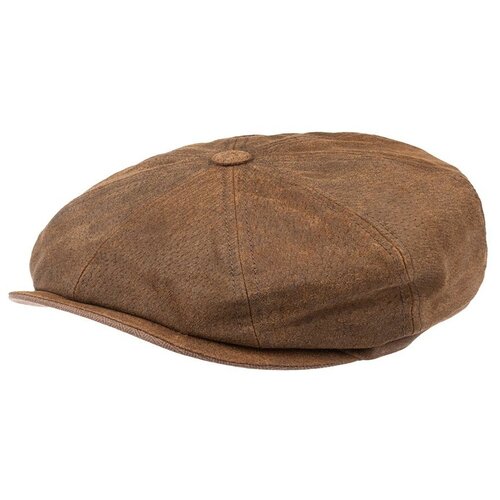 мужская кепка stetson, коричневая