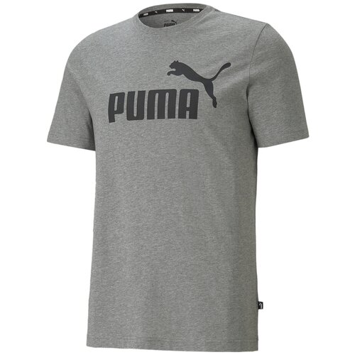 мужская футболка с принтом puma, серая