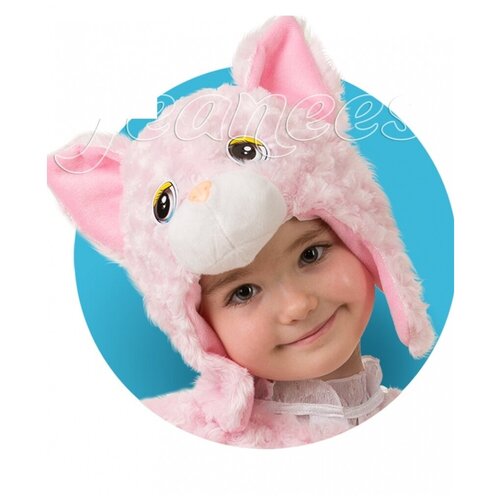 шапка батик для девочки, розовая