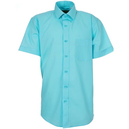 рубашка с коротким рукавом tsarevich для мальчика, синяя