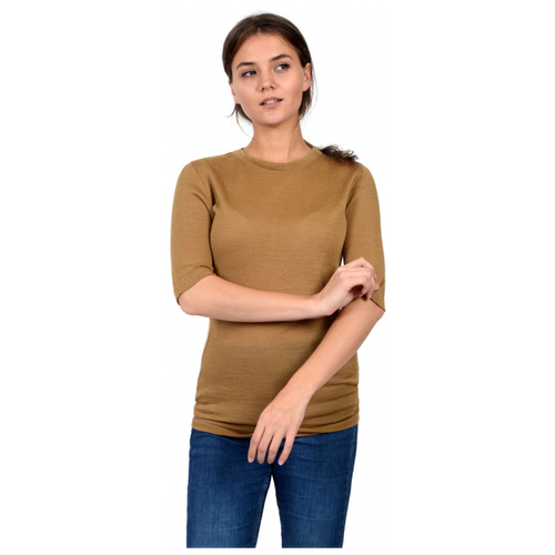 женская футболка с коротким рукавом doctor tm, бежевая