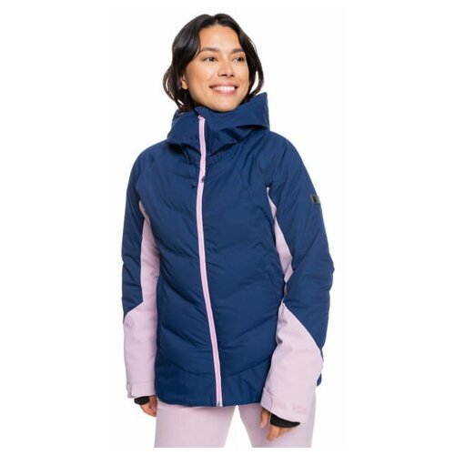 женская сноубордические куртка roxy, синяя