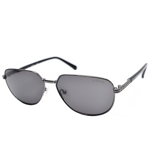 мужские солнцезащитные очки guess, серебряные