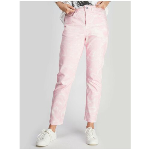 женские джинсы ice play, розовые