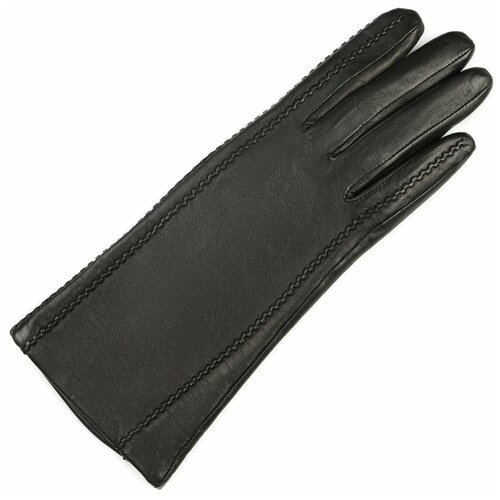 женские кожаные перчатки estegla, черные