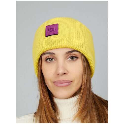 женская шапка j.b4, желтая