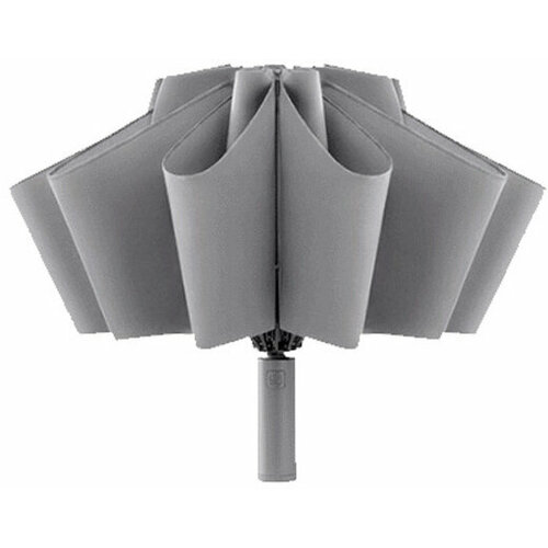 мужской зонт zuodu, серый