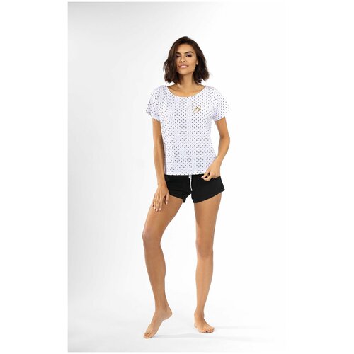 женская футболка с коротким рукавом lorin, белая