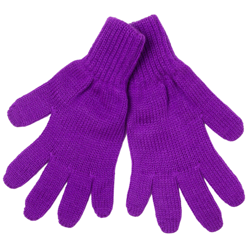перчатки rusexpress для девочки, фиолетовые