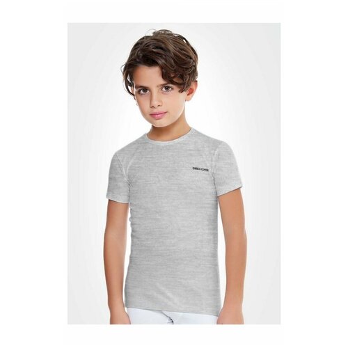 футболка с коротким рукавом enrico coveri для мальчика, голубая