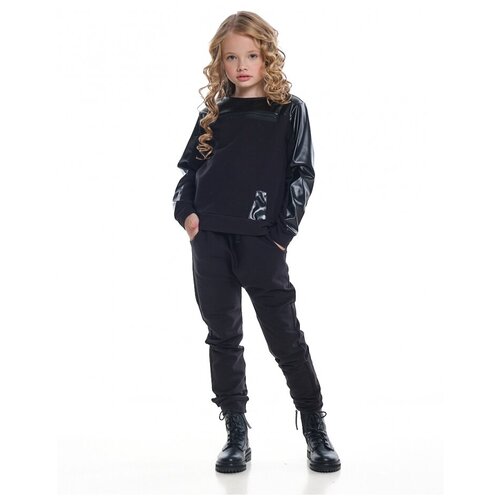 спортивный костюм mini maxi для девочки, черный