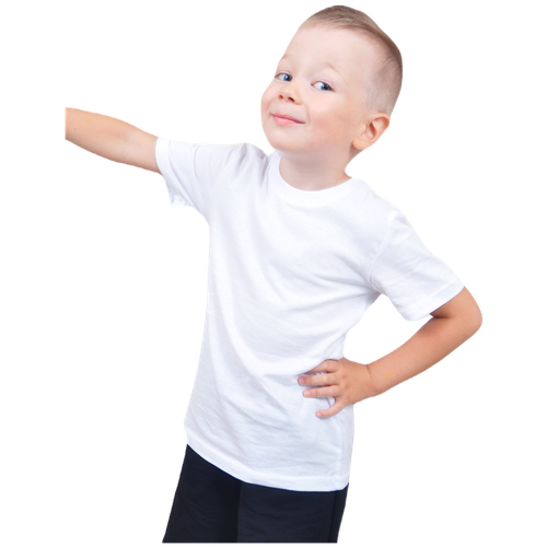 футболка с коротким рукавом bombacho для мальчика, белая