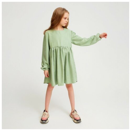 платье minaku для девочки, зеленое