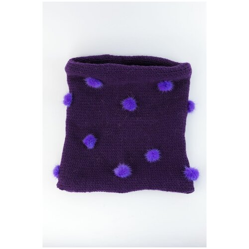 вязаные шарф carolon для девочки, фиолетовый