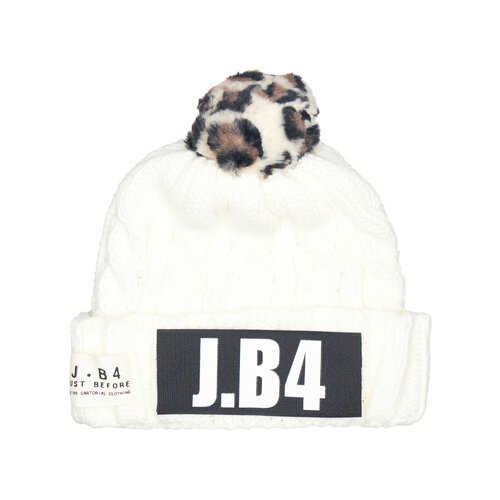 мужская шапка j.b4, белая