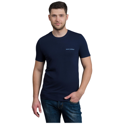 мужская футболка с круглым вырезом ш’аrliзе, синяя