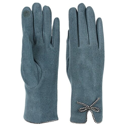 женские перчатки lorentino, голубые