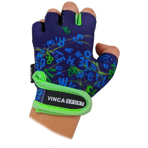 женские перчатки vinca sport, синие