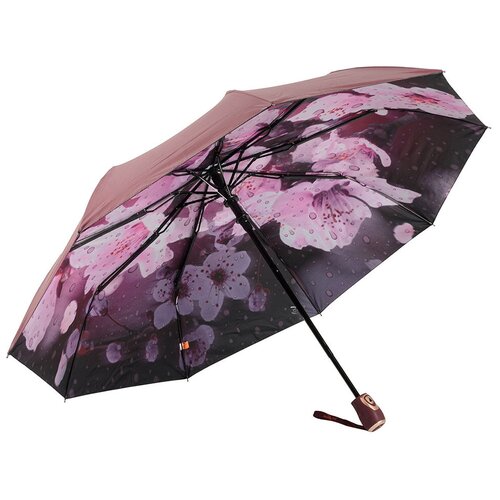 женский складные зонт frei regen, бордовый