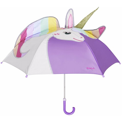 зонт-трости playshoes для девочки, фиолетовый