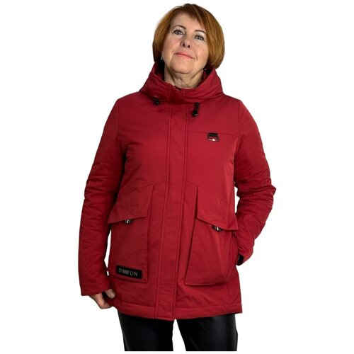 женская куртка удлиненные dosuespirit, красная