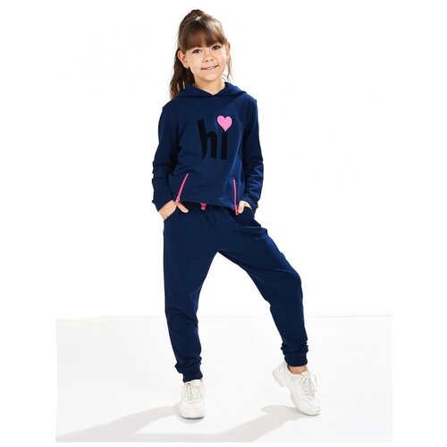 спортивный костюм mini maxi для девочки, синий