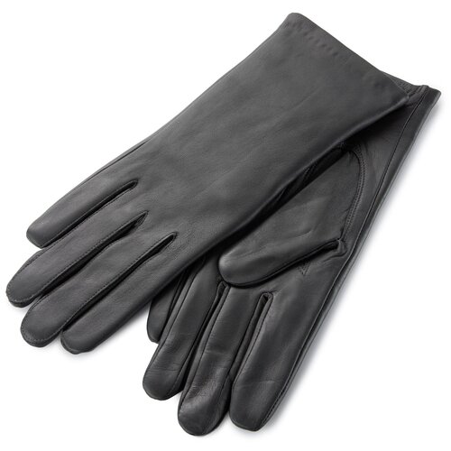 женские кожаные перчатки hofler, серые