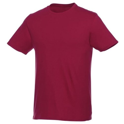 мужская футболка с коротким рукавом elevate, бордовая