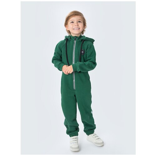 классические брюки bambinizon для мальчика, зеленые