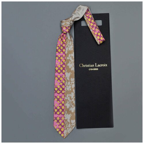 мужские галстуки и бабочки christian lacroix, розовые
