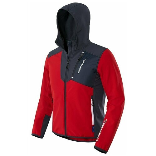 мужская спортивные куртка finntrail, красная