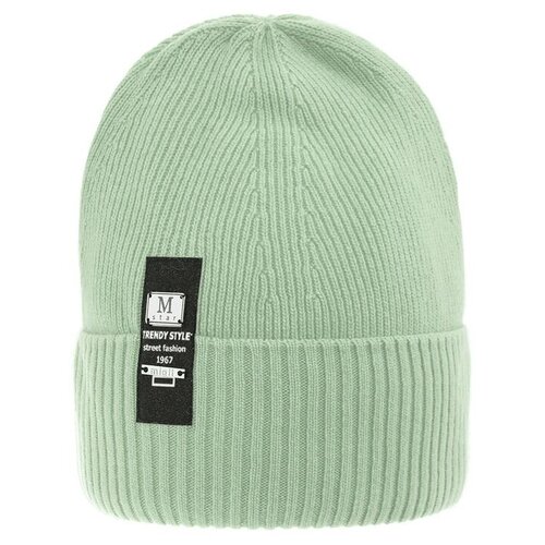 шерстяные шапка mialt для девочки, зеленая