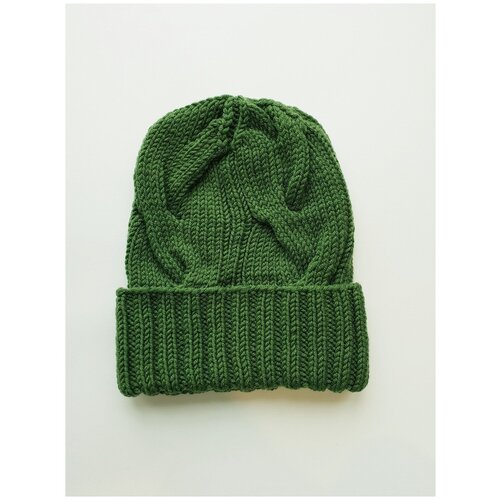 женская вязаные шапка shulga, зеленая