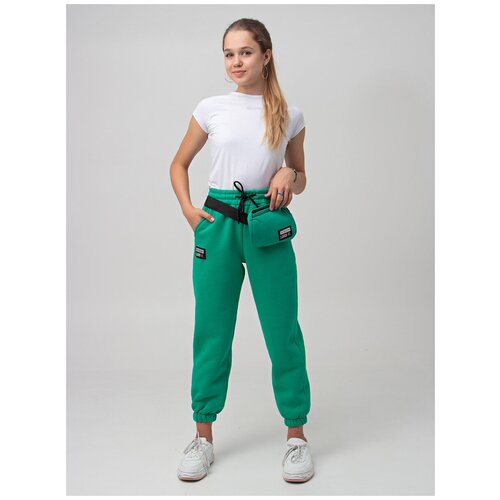 брюки джоггеры турция для девочки, зеленые