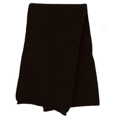 шерстяные шарф mialt для девочки, черный