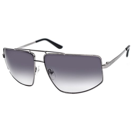 женские авиаторы солнцезащитные очки guess, серебряные