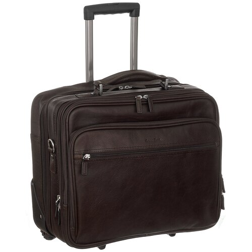 мужской чемодан bruno perri, коричневый