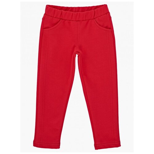 брюки джоггеры mini maxi для девочки, красные