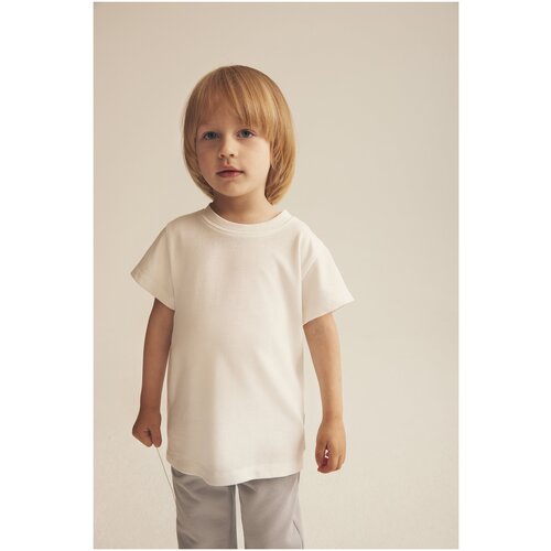 футболка marushik для мальчика, белая